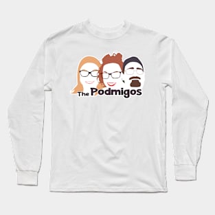 Black Podmigo Design Long Sleeve T-Shirt